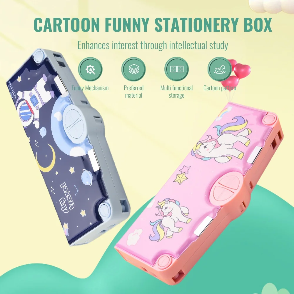 Estuche escolar Kawaii para niña – Diseño compacto y divertido
