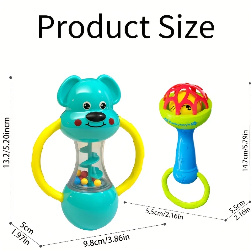Campana infantil ABS con temática animal y agarre de dos manos - imagen 4