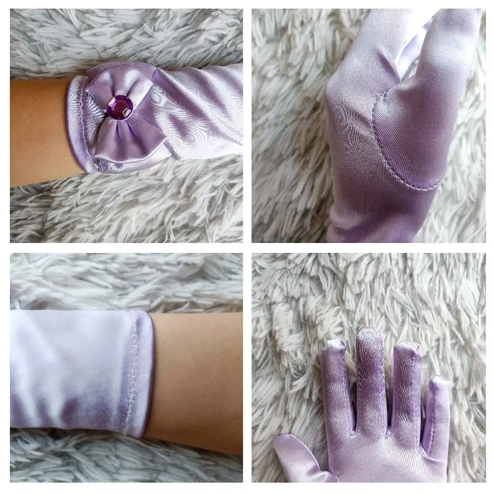 Vestido de novia para niña con guantes largos y manoplas - imagen 5