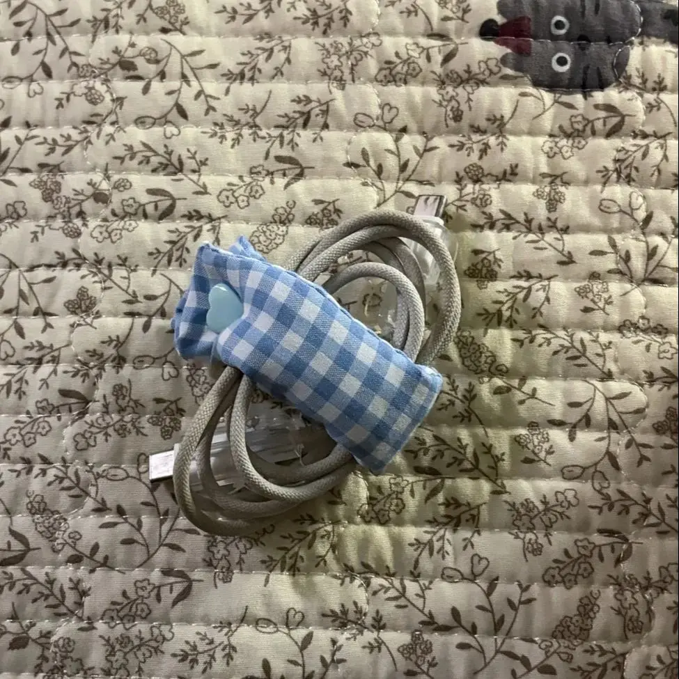 Bridas de tela reutilizables para cables de auriculares infantil