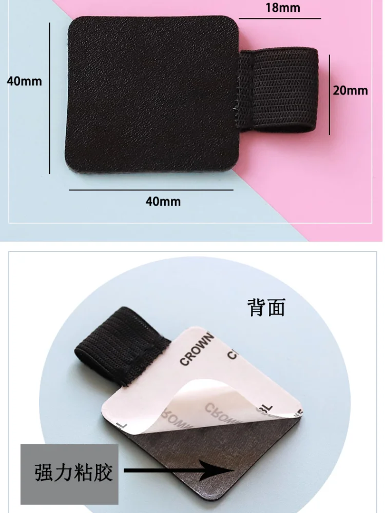 Funda de cuero PU con clip para Apple Pencil – Portalápices adhesivo - imagen 5