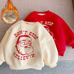 Sudadera acolchada de Navidad para niños – Jersey grueso de invierno