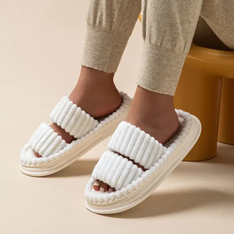 Zapatillas de interior para niños con pelo suave y tallas grandes - imagen 4
