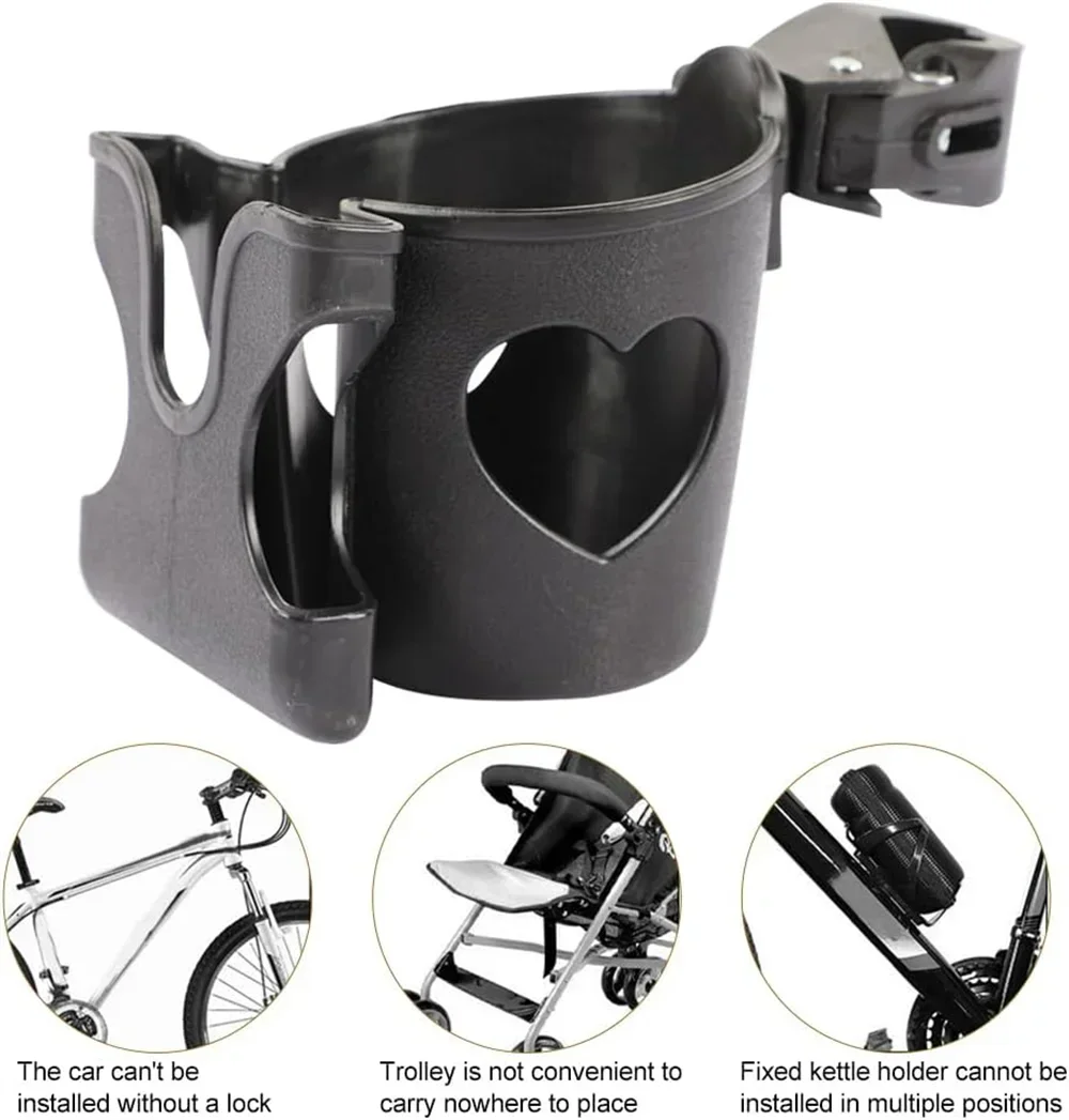 Portavasos universal para cochecito con soporte teléfono y biberón - imagen 5