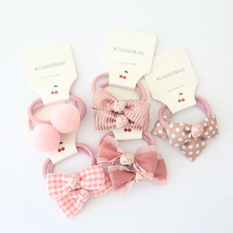 Bandas elásticas lazo para cabello bebé niño – Set cómodo duradero - imagen 5