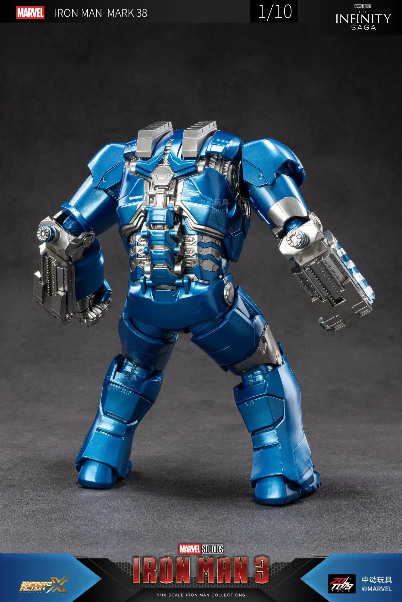 ZD Toys Figura de acción Iron Man Los Vengadores regalo infantil - imagen 3