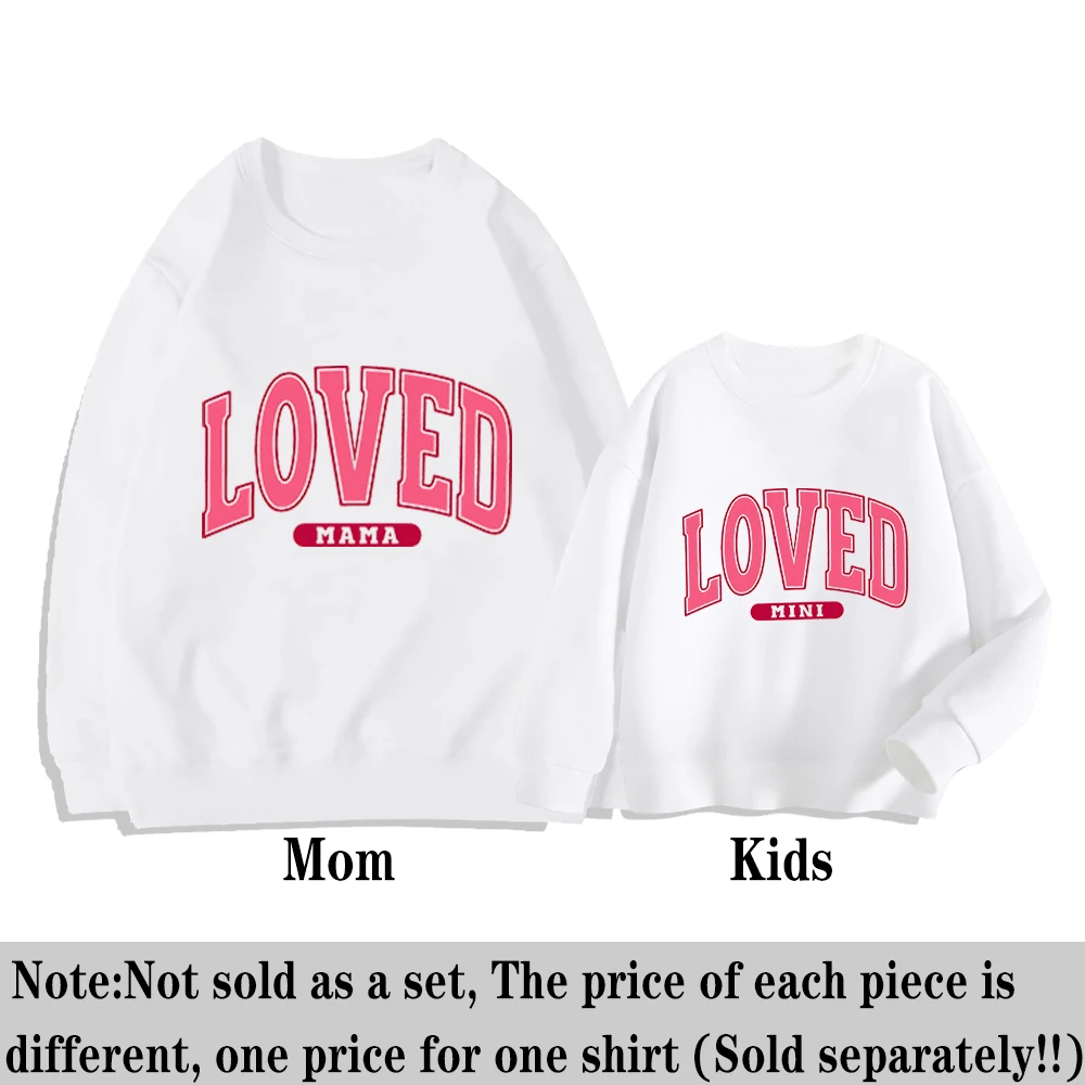 Sudadera familiar para San Valentín