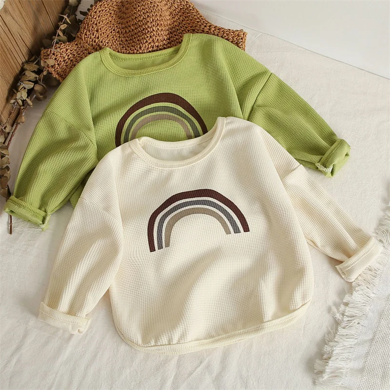 Camiseta de manga larga con cuello redondo para niño – Primavera - imagen 5