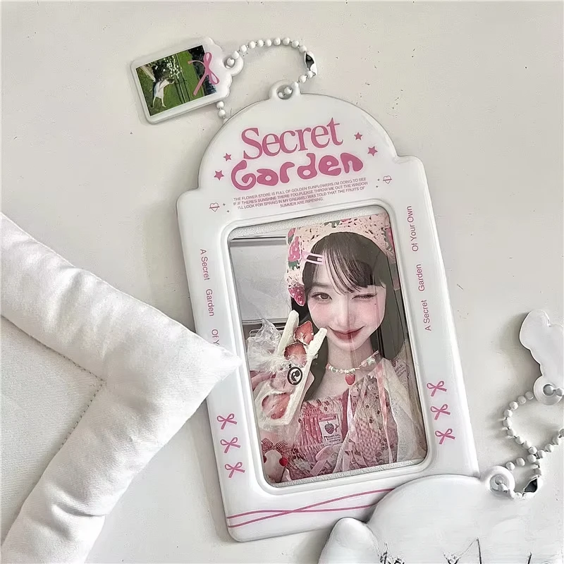 Tarjetero PVC para fotos de niña – Soporte sesión fotográfica - imagen 2