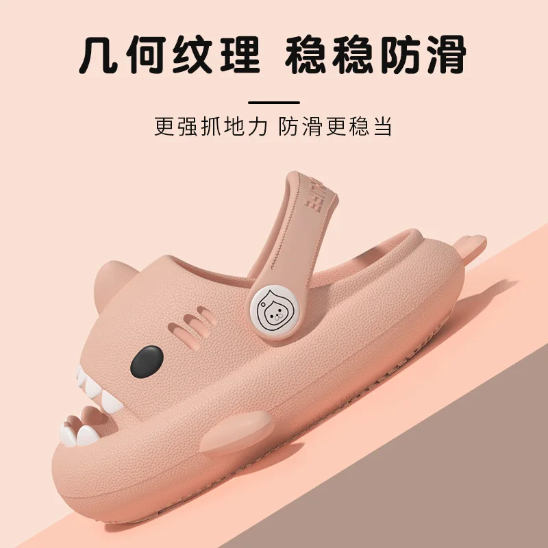 Chanclas niños tiburón – Suela EVA blanda antideslizante - imagen 5