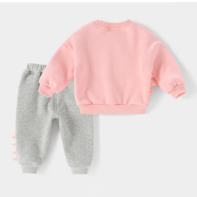 Conjunto primavera-otoño de algodón suave para niños y niñas - imagen 5