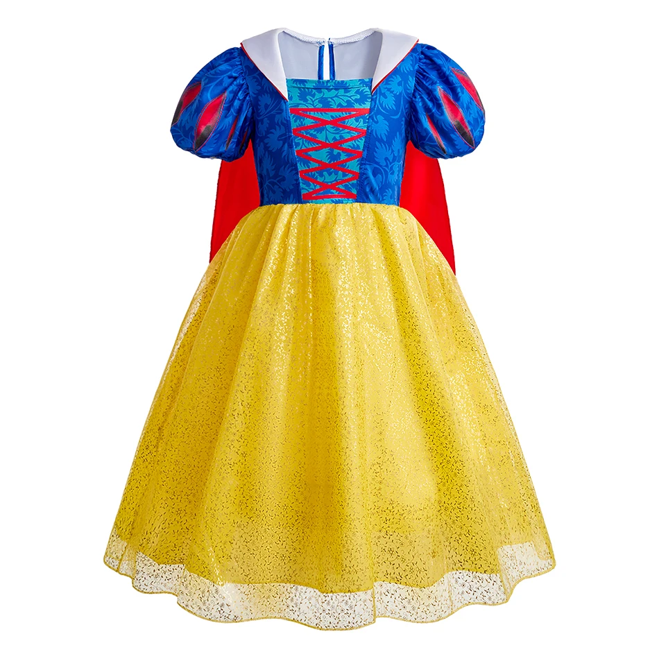 Vestido de princesa con encaje para niñas, disfraz de fiesta - imagen 5
