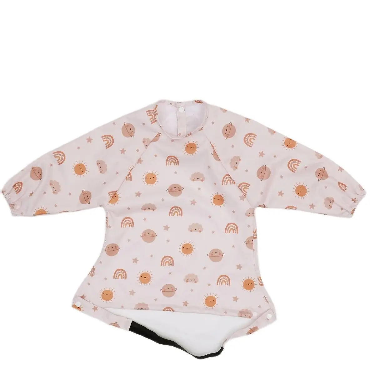 Happyflute Babero impermeable para destete de manga larga 6-36 meses