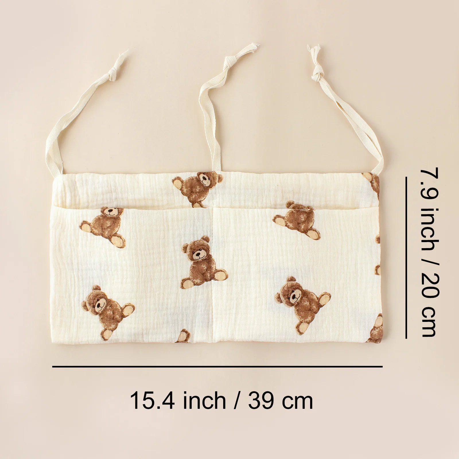 Bolsa organizadora doble para pañales y cambiador infantil estampada
