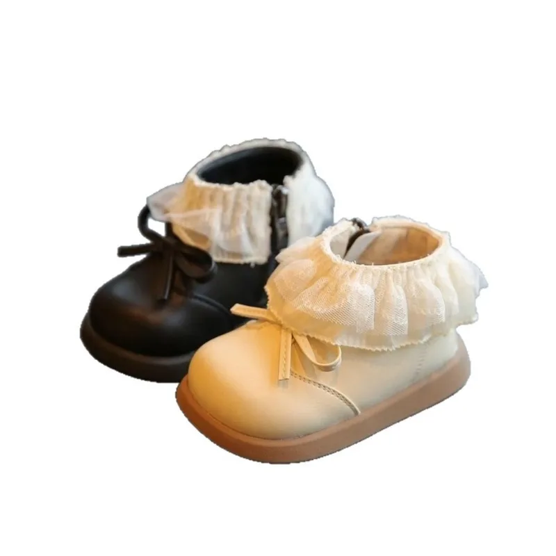Botas cortas de bebé para otoño-invierno cálidas antideslizantes - imagen 4