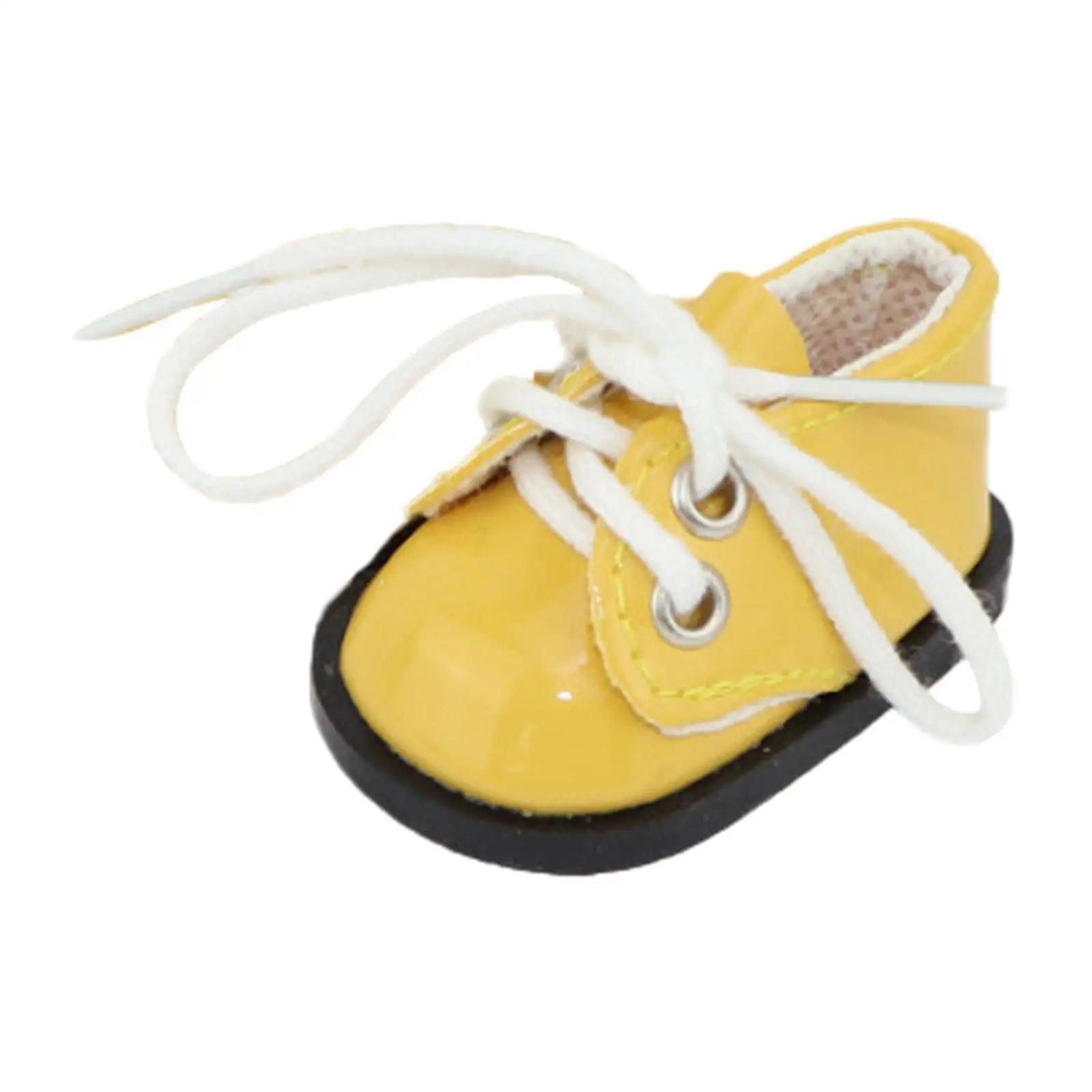 Zapatos para muñecas de PU con punta cuadrada para juegos - imagen 2