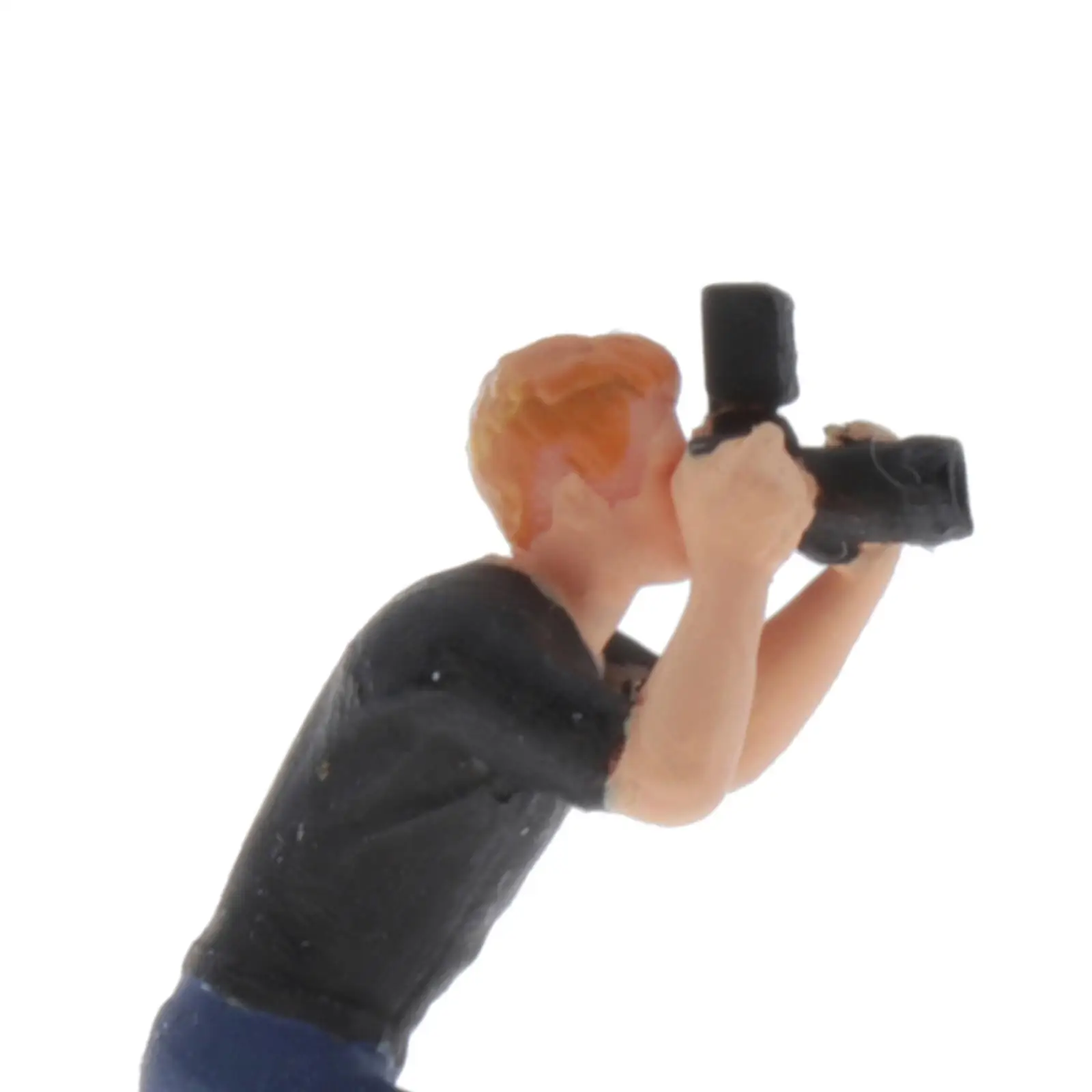 Figuras de fotógrafos pintadas para decoración de escritorio - imagen 3