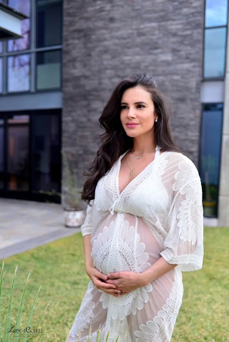 Vestido de maternidad ATHRUN para sesión de fotos