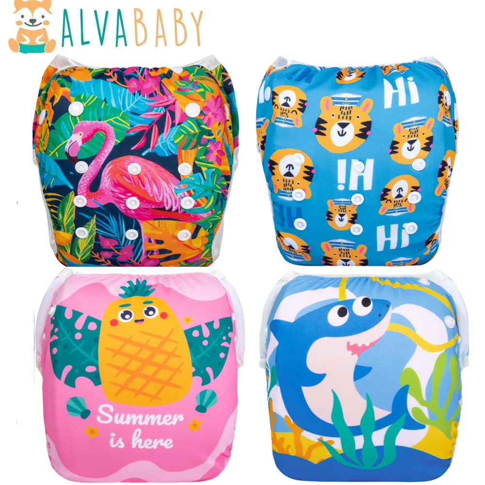 ALVABY U PICK Pañal de natación ajustable para bebés