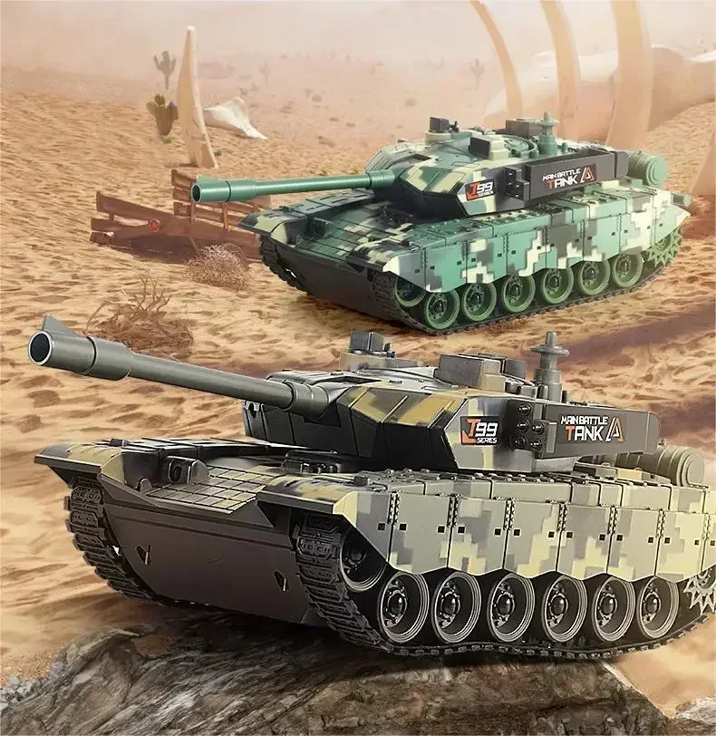 Tanque teledirigido infantil – Vehículo de batalla eléctrico - imagen 2