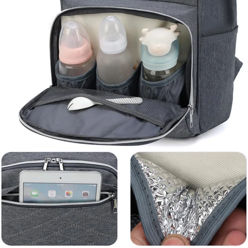 Bolsa de pañales impermeable para mamá y bebé, ligera - imagen 5