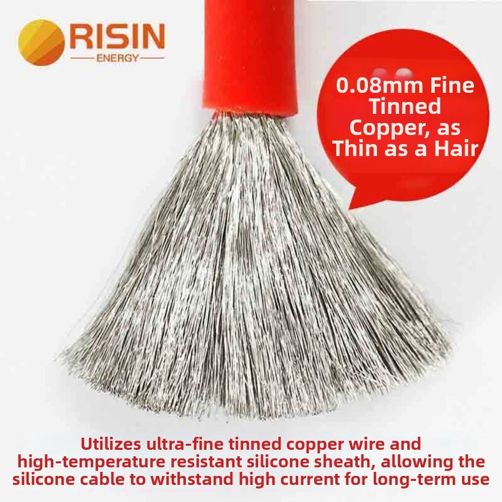 Conectores de batería de litio de silicona con cable flexible - imagen 2
