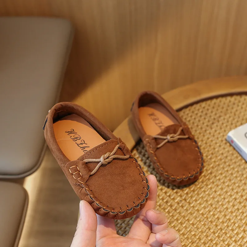 Zapatos infantiles casuales retro antideslizantes de suela blanda - imagen 2