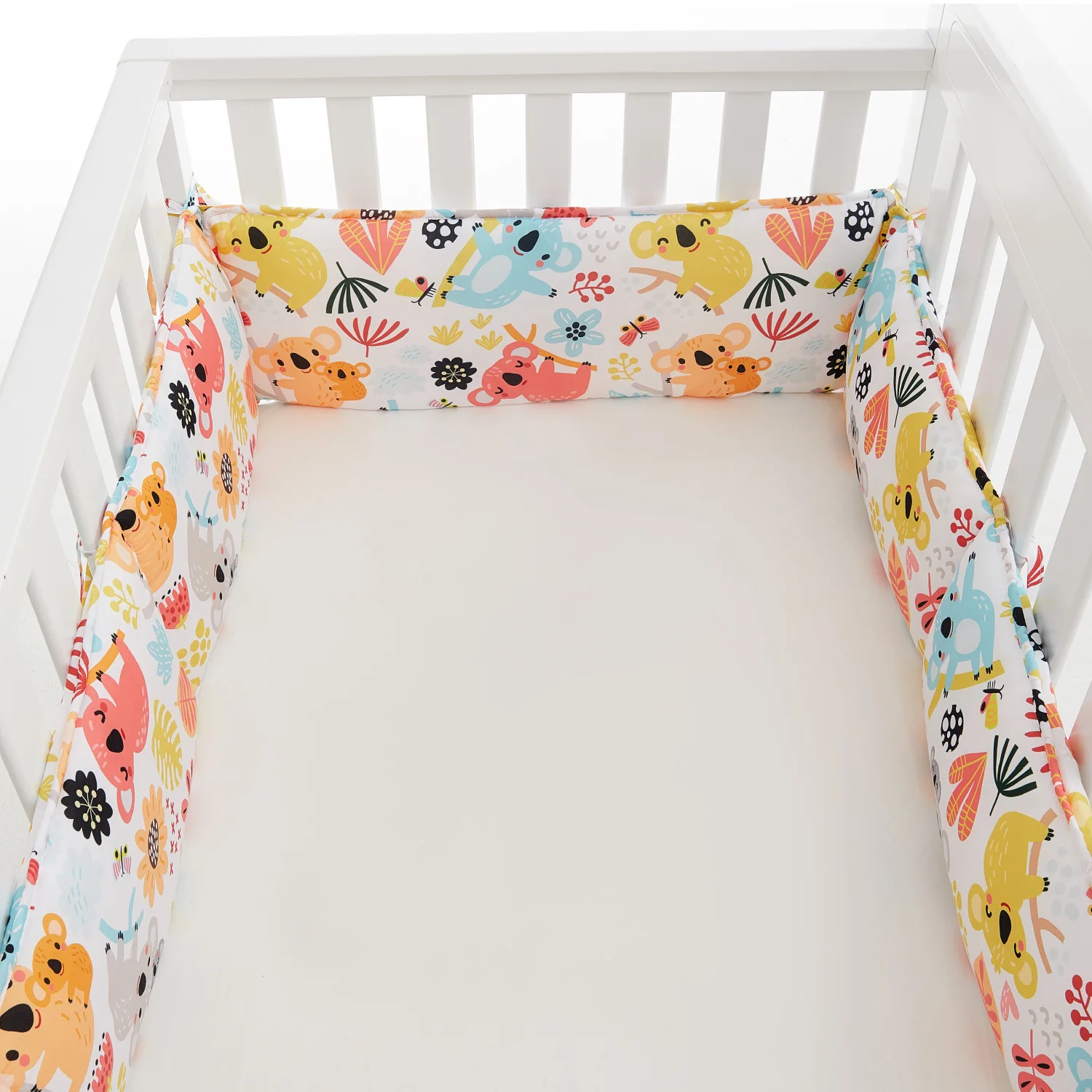 Parachoques de cuna con estrellas – Protector acolchado