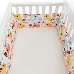 Parachoques de cuna con estrellas – Protector acolchado