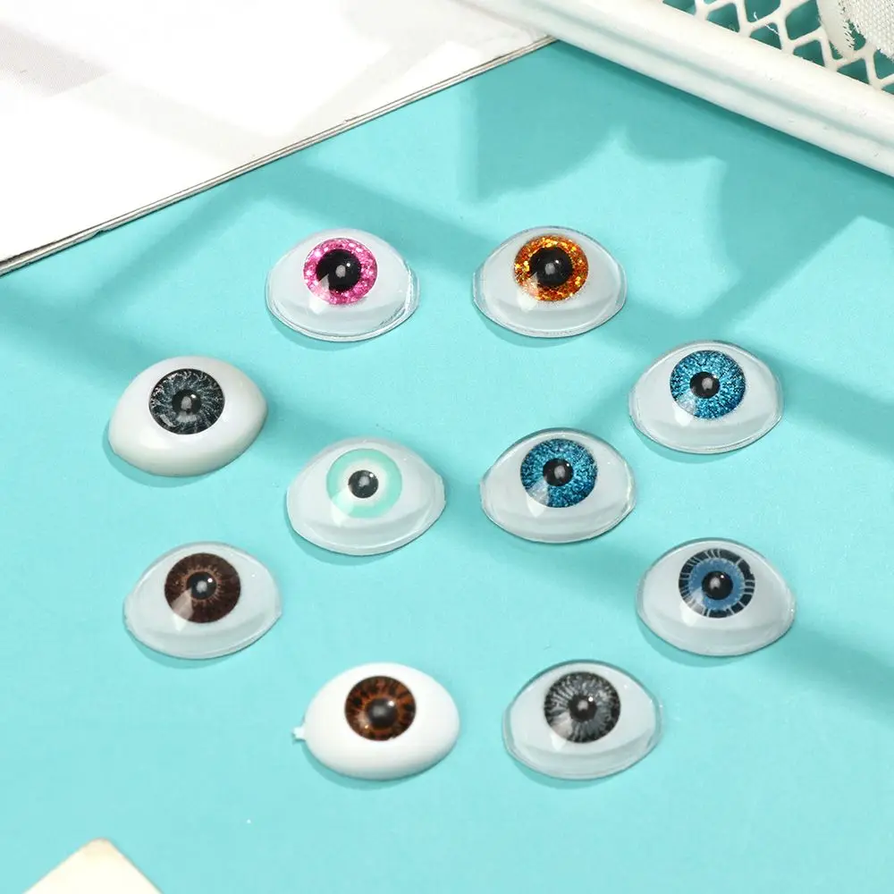 Ojos de muñeca Reborn ovalados – Acrílico realista - imagen 3