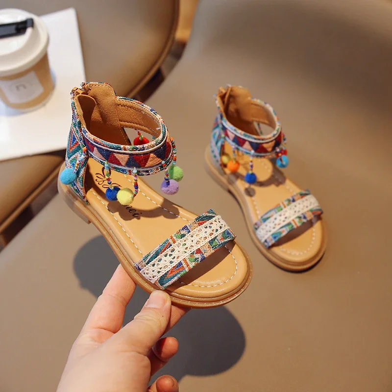 Sandalias niño verano – Antideslizantes y transpirables estilo romano - imagen 4