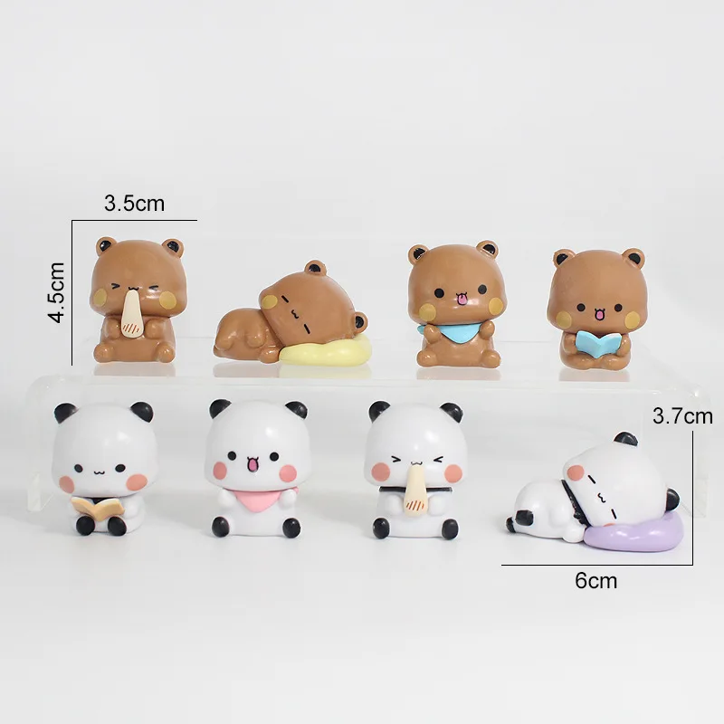 Figuras decorativas Bubu Dudu de osito panda para niños - imagen 3