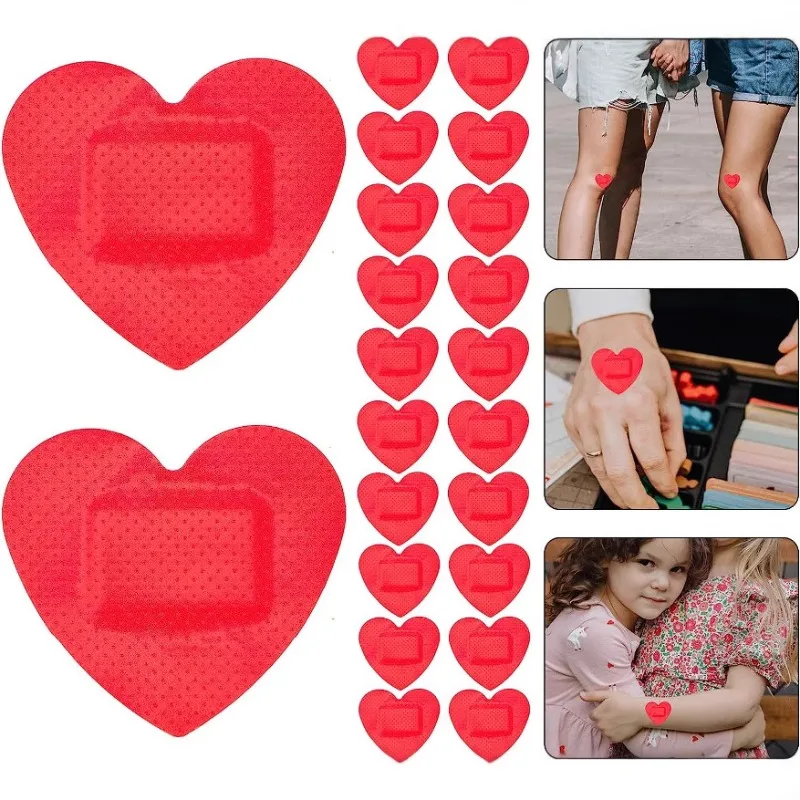 Tiritas infantiles decoradas con corazones – Divertidas y suaves - imagen 3