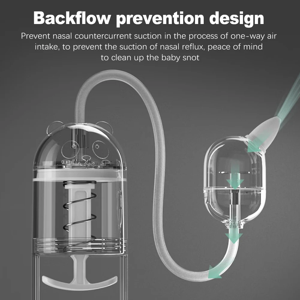 Aspirador nasal de mano para bebé con succión suave - imagen 4