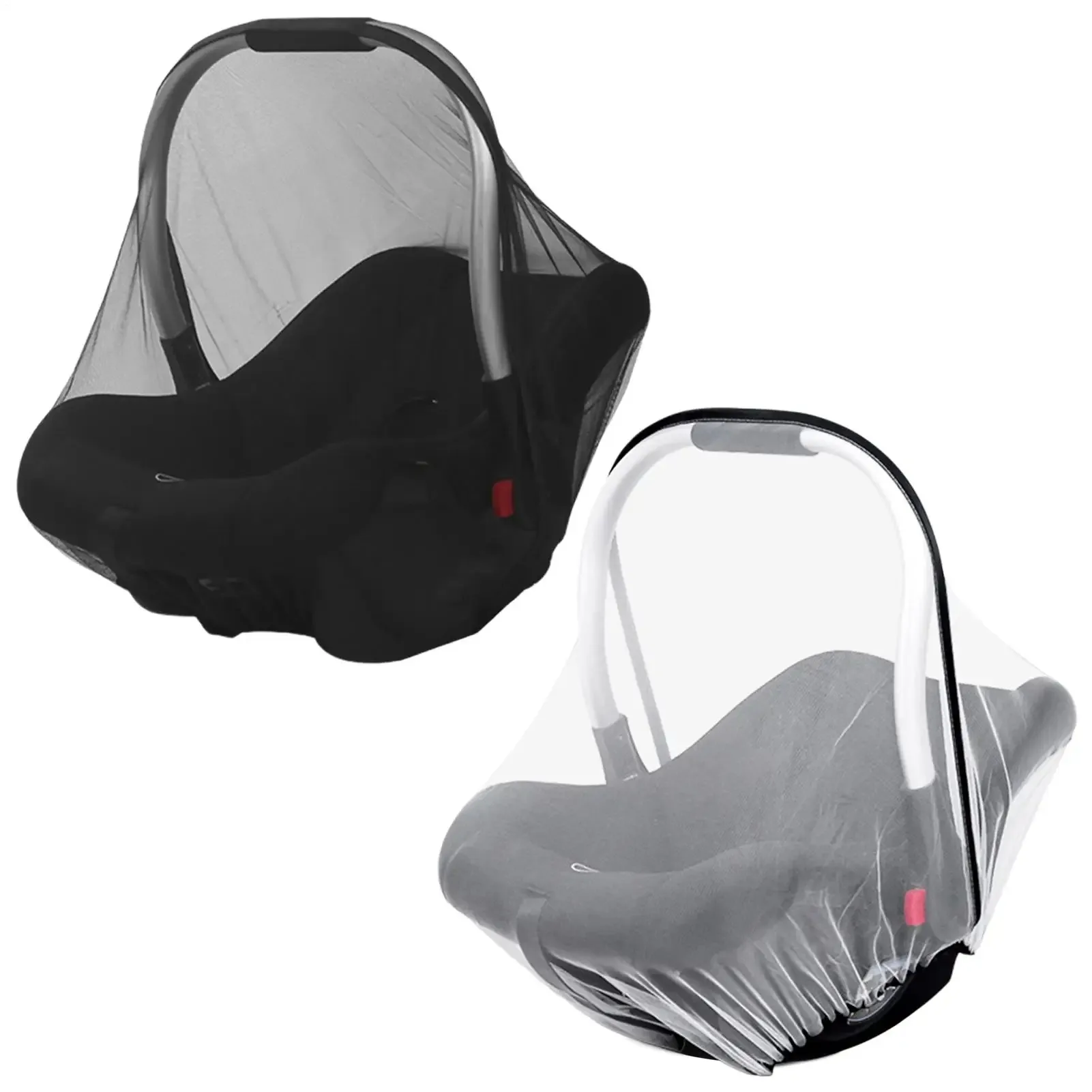 Mosquitera de malla para cochecito y cesta
