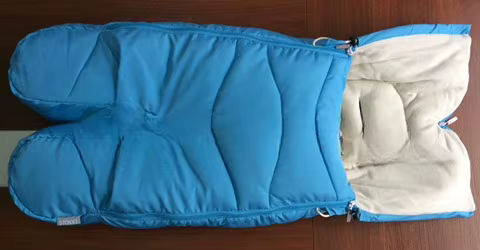 Cochecito con saco de dormir dividido y cubierta para pies invierno - imagen 5