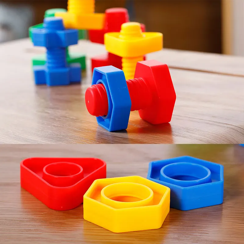 Bloques tornillo educativos juego construcción para niños - imagen 5