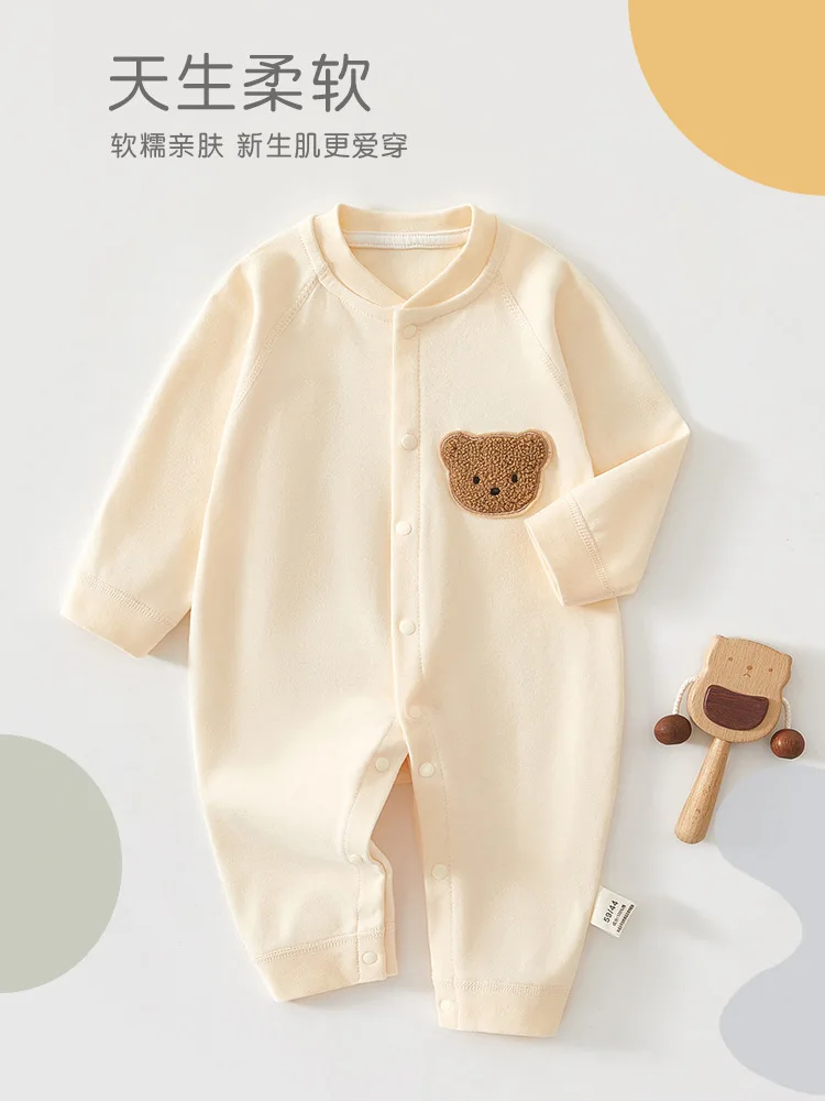 Mono de bebé de algodón con estampado