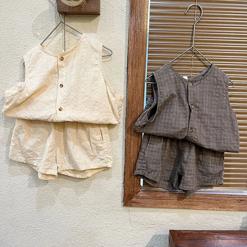 Conjunto completo estilo santai para niño