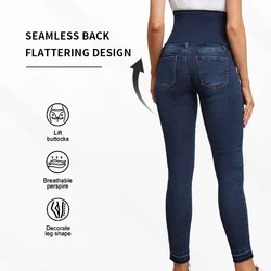 Jeans de maternidad elásticos y suaves, cómodos, transpirables