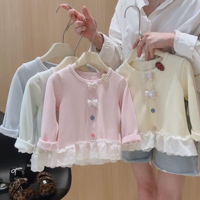 Camiseta manga larga algodón bebé niña - Top nivel A primavera - imagen 4