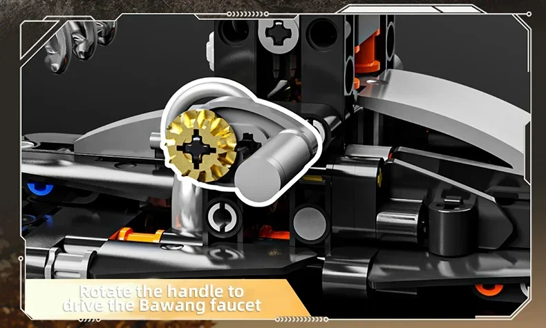 Comparación de tamaño del modelo montado