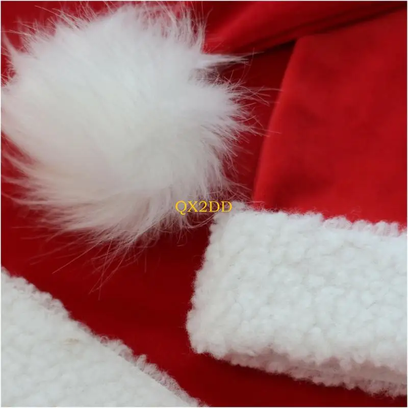 Gorro Papá Noel y set fotográfico navideño para bebé - imagen 5