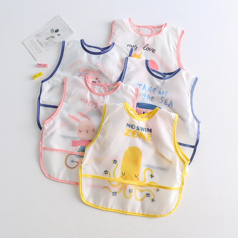 Babero bandana impermeable para bebé – Dibujos animados - imagen 2