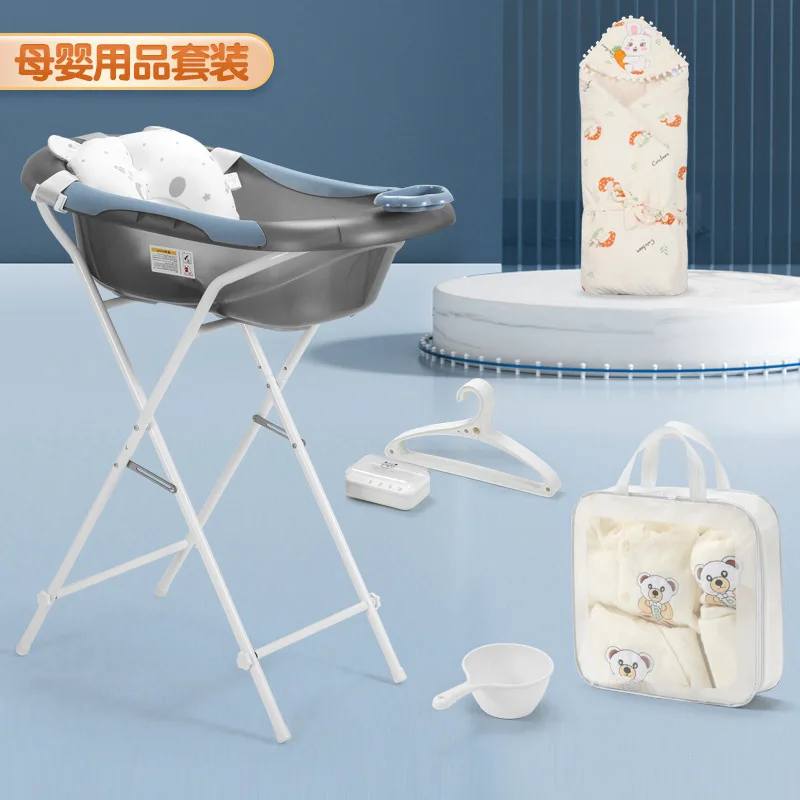 Bañera ergonómica para recién nacido con soporte acolchado - imagen 2