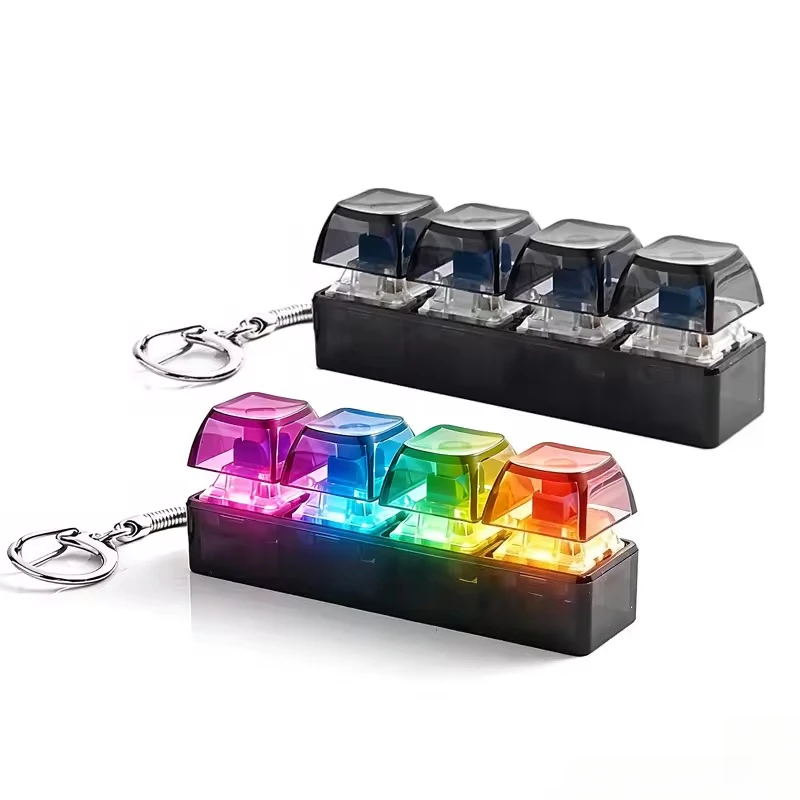 Llavero antiestrés LED Tetris luminoso para niños - imagen 4
