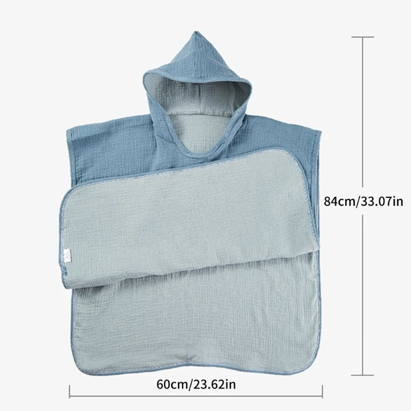 Toalla bebé con capucha ultra absorbente y secado rápido - imagen 4