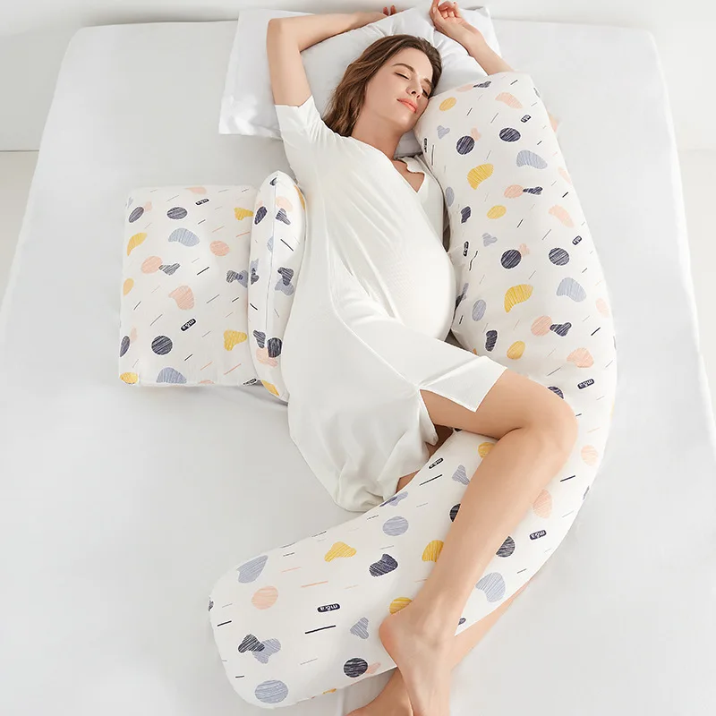 Almohada de embarazo multifunción para dormir y apoyar la espalda
