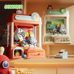 Máquina de garras eléctrica con muñecas y ranura para monedas