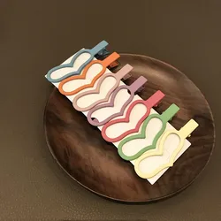 Pinzas geométricas para el pelo de niñas y bebés con acabado suave